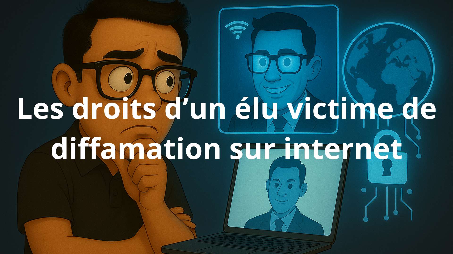 Les droits d’un élu victime de diffamation sur internet